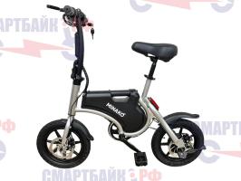 Электровелосипед Minako Smart, серый, с ёмкостью аккумулятора 8AH