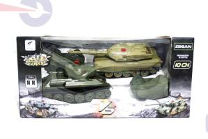 Радиоуправляемый танковый бой ИК M1A2 PK/Russia T-34 ZEGAN 33821