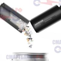 Автомобильный Вакуумный Пылесос CZONE USB Беспроводной 3 Насадки AIPINYUE Vacuum Cleaner для дома и машины Черный
