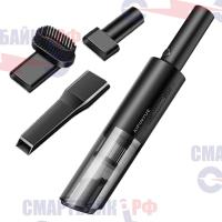 Автомобильный Вакуумный Пылесос CZONE USB Беспроводной 3 Насадки AIPINYUE Vacuum Cleaner для дома и машины Черный