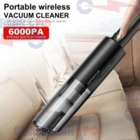 Автомобильный Вакуумный Пылесос CZONE USB Беспроводной 3 Насадки AIPINYUE Vacuum Cleaner для дома и машины Черный