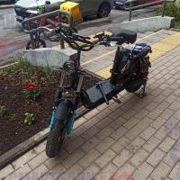 Подседельный штырь с амортизатором и откидным механизмом для электрических велосипедов типа Колхозник, moster и самокатов серии M4
