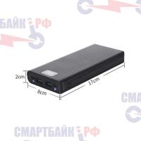 Корпус внешний для аккумуляторов 8x18650мАч, корпус для Power Bank, без аккумуляторов