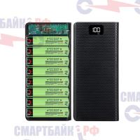 Корпус внешний для аккумуляторов 8x18650мАч, корпус для Power Bank, без аккумуляторов