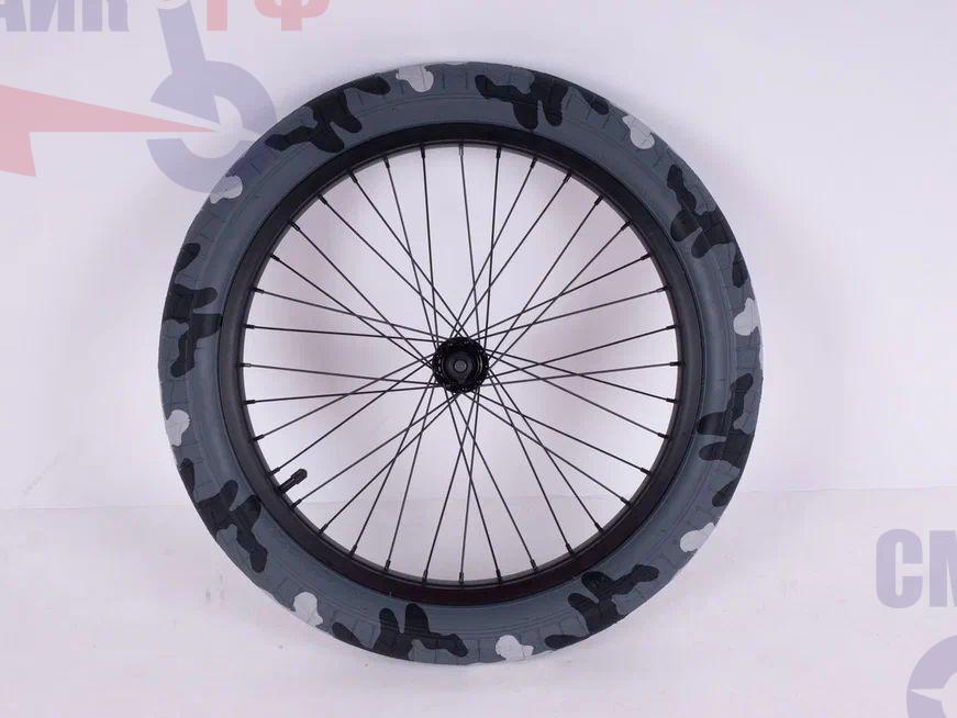 Покрышка велосипедная BMX TechTeam WD P-1472 20"x2.4", камуфляж серый — фото 4