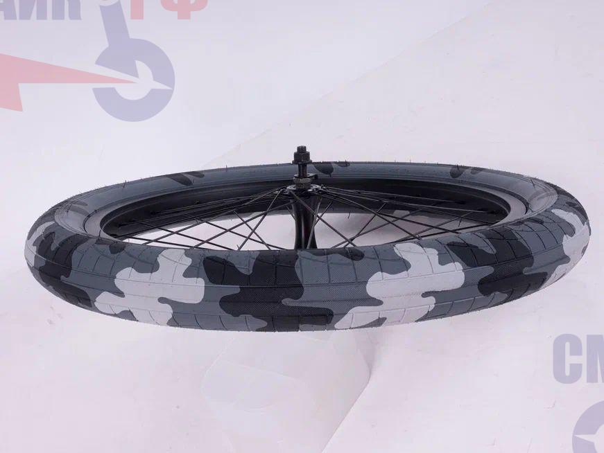 Покрышка велосипедная BMX TechTeam WD P-1472 20"x2.4", камуфляж серый — фото 5