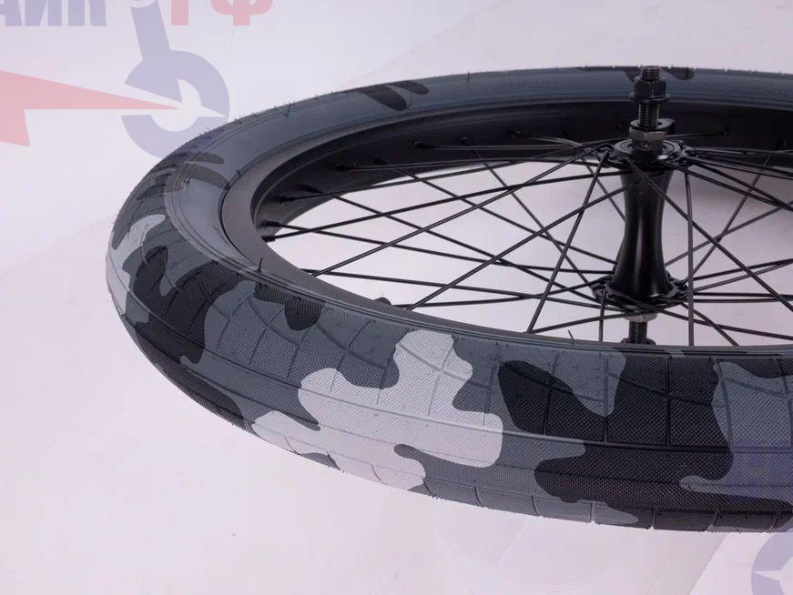 Покрышка велосипедная BMX TechTeam WD P-1472 20"x2.4", камуфляж серый — фото 2