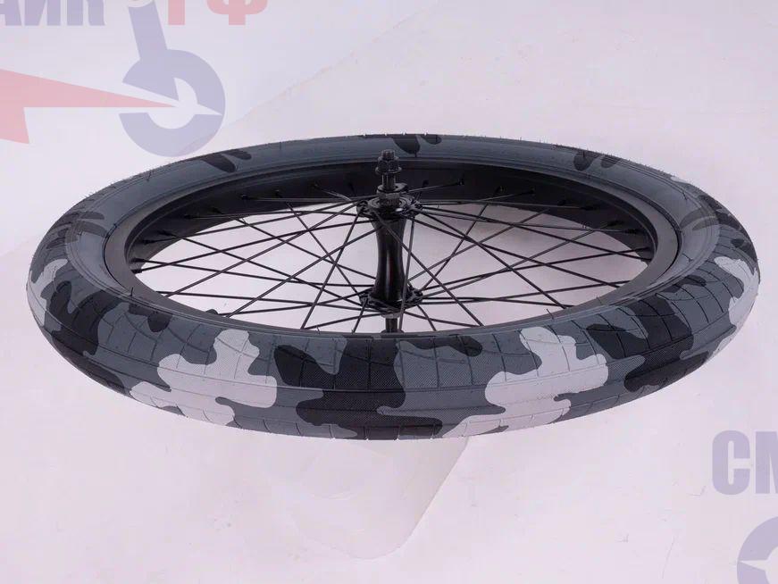 Покрышка велосипедная BMX TechTeam WD P-1472 20"x2.4", камуфляж серый — фото 3