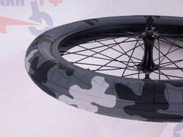 Покрышка велосипедная BMX TechTeam WD P-1472 20"x2.4", камуфляж серый