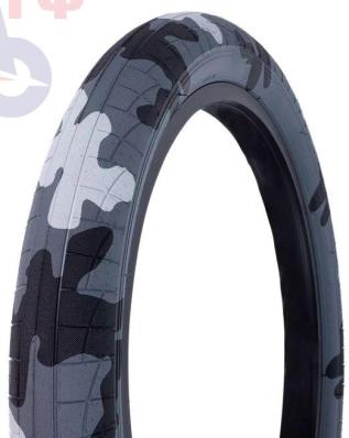 Покрышка велосипедная BMX TechTeam WD P-1472 20"x2.4", камуфляж серый