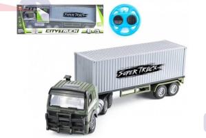 Радиоуправляемый контейнеровоз CityTruck 1:18 Zhoule Toys 551-B1