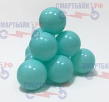 Шарики в наборе для игрового бассейна 100 шт, диам 7см, мятные