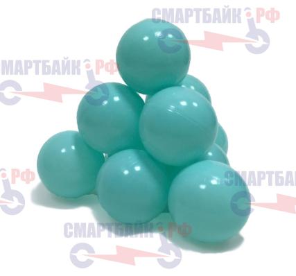 Шарики в наборе для игрового бассейна 100 шт, диам 7см, мятные