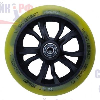 Колесо для самоката TECH TEAM COMFORT 145 yellow ABEC - 9