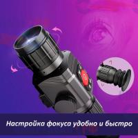 Электронно-оптический прицел Hti с тепловизором для охоты, военно-тактический 25 мм линза