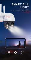 Камера видеонаблюдения уличная, поворотная, Wi-Fi, с солнечной батареей