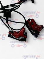 Комплект задних гидравлических тормозов электровелосипеда Kugoo Trike