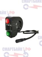 Блок кнопок управления светом электровелосипеда Kugoo Kirin V5 / V6 (тип 2)