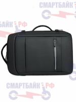 Современный стильный бизнес рюкзак, с USB и портативным аккумулятором на 20000мАч, черный