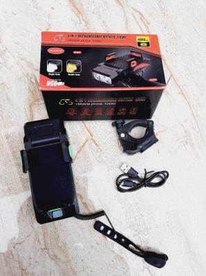 Велофонарь 4в1 - звонок для велосипеда, самоката Vison bike LY-25-2