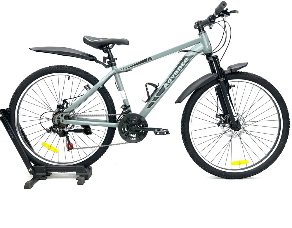 Велосипед горный CRUZER Advance 26, размер 17, рама сталь, 21SP, цвет GRAY