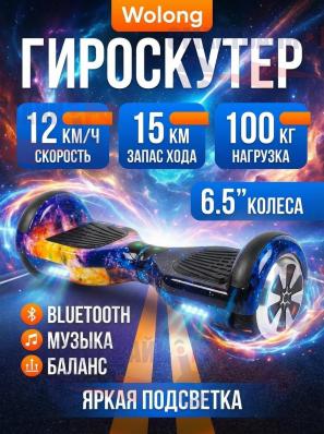 Гироскутер Wolong 6.5, космос