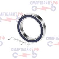Подшипник шариковый радиальный однорядный 6806 RS, 30x42x7mm