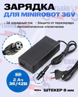 Зарядное устройство для сигвея MiniRobot 36В (3 контакта)