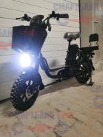 Зимний электровелосипед МОНСТР 60v20ah с внедорожной резиной.