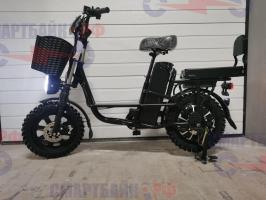 Зимний электровелосипед МОНСТР 60v20ah с внедорожной резиной.