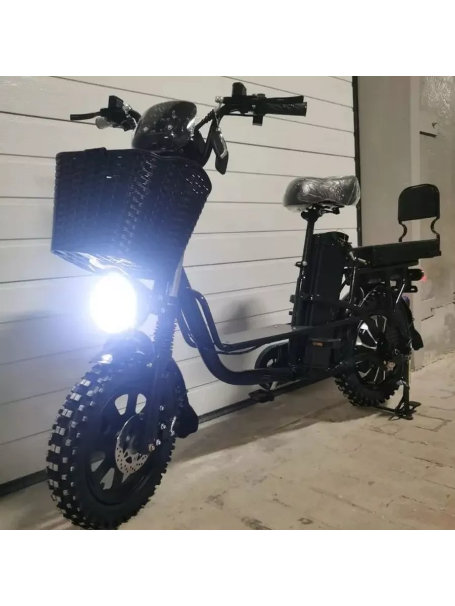 Зимний электровелосипед МОНСТР 60v20ah с внедорожной резиной.