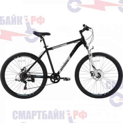 Велосипед горный TECH TEAM STORM 29"х19", 2023, Черно-белый
