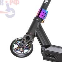 Самокат трюковой TT Comrade Neo Chrome, бензиновый - радужный