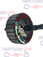 Обмотка статора мотор-колеса Kugoo Kirin C1/ C1 PLUS с осью 170 мм и посадочными местами для подшипников 17 и 15 мм