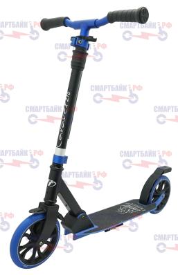 Самокат детский прогулочный TT Caravel 210, черно-синий