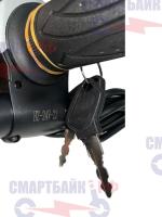 Ручка газа с индикатором и ключом 24v с грипсой в комплекте, длина провода 140 см