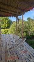 Подвесное плетёное кресло-гамак для дома / сада