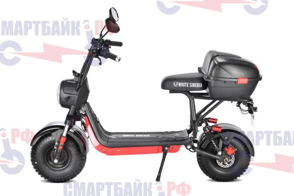 Электроскутер WHITE SIBERIA MINI R 2.0 1200W BLACK