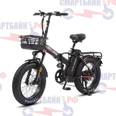 Электровелосипед WHITE SIBERIA SLAV PRO 1000W (матовый черный)