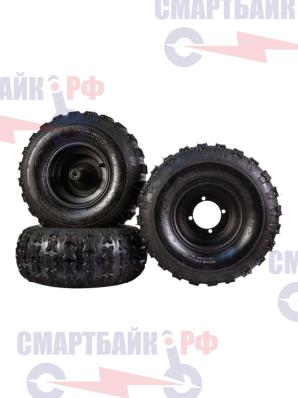 Комплект всесезонных off-road колес WST на Citycoco Trike (3 шт. Резины+ 3 шт. Диска)
