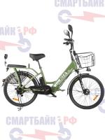 Электровелосипед Gelbert ALFA 1 ST (250W 48V 10.4Ah), зеленый