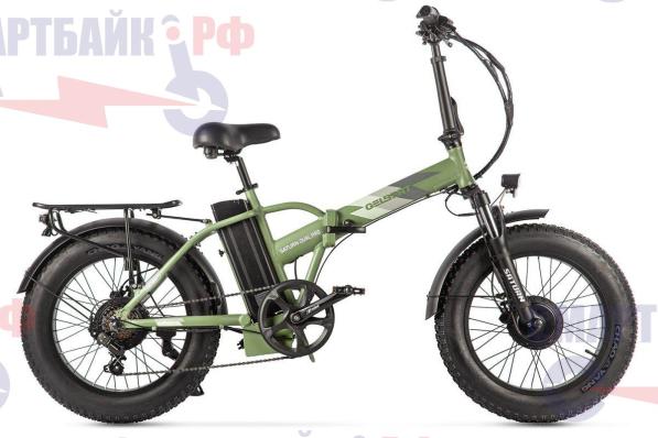 Электровелосипед Gelbert Saturn Dual PRO (500 x 2W 48V 13Ah), хаки