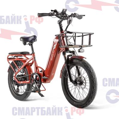 Электровелосипед складной Sporto EMOJO (500W 48V 15Ah), красный