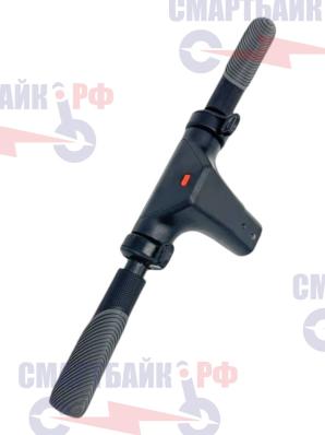 Руль электросамоката Kugoo S1 в сборе (дисплей, курки, грипсы, фара)