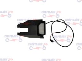 Пластиковая левая накладка на деку электросамоката Kugoo F3 Pro Max с светодиодной подсветкой