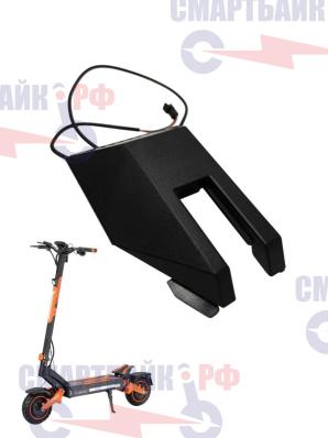 Пластиковая левая накладка на деку электросамоката Kugoo F3 Pro Max с светодиодной подсветкой