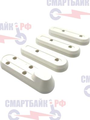 Пластиковые накладки электросамоката Xiaomi (белые) комплект 4шт.