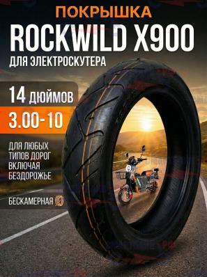 Покрышка 3.00-10 электроскутера Rockwild X900