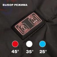 Теплая телогрейка безрукавка Coockoo + внешний аккумулятор 30000 мАч новый зимний жилет с подогревом, размер (44/M)
