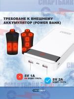 Теплая телогрейка безрукавка Coockoo - зимний жилет с подогревом от внешнего аккумулятора, размер S